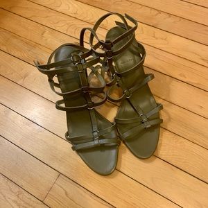 Olive Green J.Crew Heels